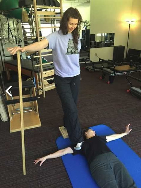 Nyla Newman performing Rossiter or The Rossiter System on a client.